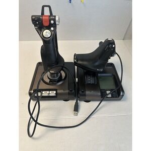 Saitek X52 Pro Joystick & Throttle PC - UNTESTED NO CABLE - For Parts